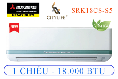 Điều hòa Mitsubishi Heavy 18.000BTU 1 chiều SRK/SRC18CS-S5